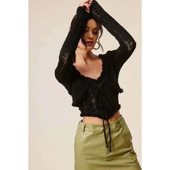 MIMOSA BRITNEY TOP & CARDIGAN SET - Picture 2 of 4